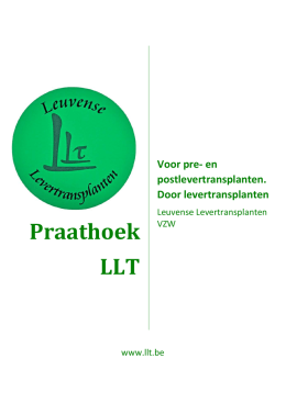 Praathoek - Leuvense Levertransplanten vzw