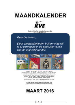 maandkalender