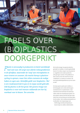 Fabels over (bio)plastics doorgeprikt