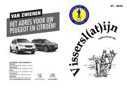 het clubblad 2016-01 - ZeeVisvereniging Zandvoort