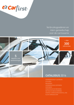 Catalogus Carfirst NL 2016