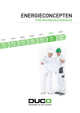 brochure Energieconcepten voor nieuwbouw & renovatie