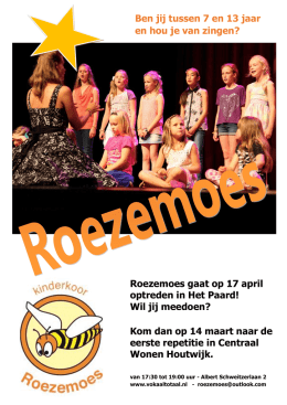 Poster Roezemoes 2016