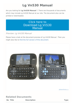 Lg Vn530 Manual