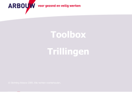Toolbox Trillingen