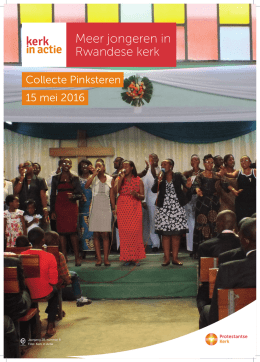 Meer jongeren in Rwandese kerk