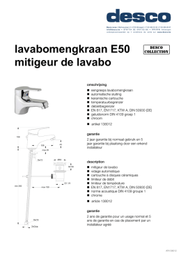 lavabomengkraan E50 mitigeur de lavabo