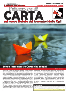 leggi tutto - Coordinamento RSU