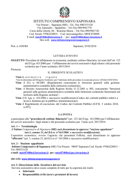 Lettera Invito Assicurazione 2016