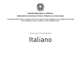 Italiano - Concorsi On Line