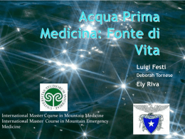 Acqua Prima Medicina: Fonte di Vita - Luigi Festi ()