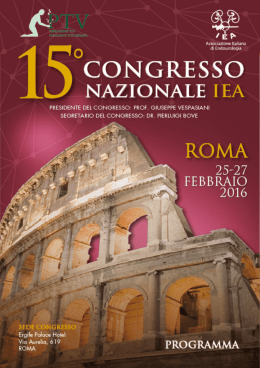 15° Congresso Nazionale IEA