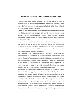 1 RELAZIONE INAUGURAZIONE ANNO