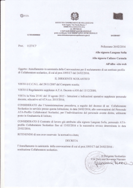 leggi - Istituto Comprensivo Pellezzano