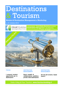 Destinations&Tourism Marketing Turistico n.15