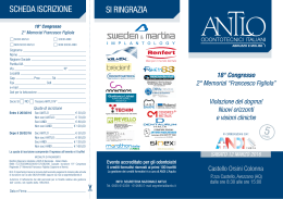 Leaflet 18° Congresso Abruzzo e Molise