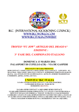- IKC ITALIA ti da il benvenuto!