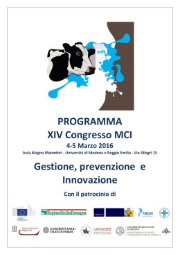 programma - Ordine veterinari di Reggio Emilia