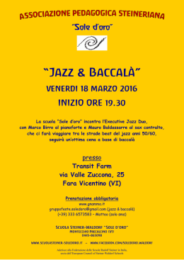 Jazz & Baccalà