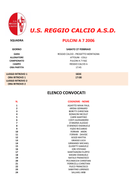 2006 SABATO 27-feb (CAMPO A 17:45)