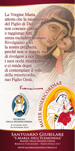 Immaginetta con preghiera di Papa Francesco