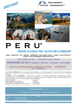 PERU - LaTerra In Tour