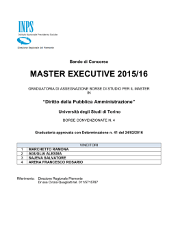 master executive 2015/16