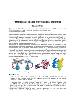 Phthalocyanine-based multifunctional ensembles