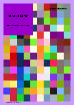 magazine - De Heeren van Zorg