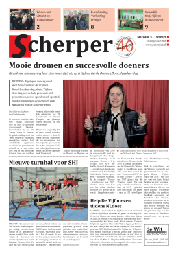 Week 9 2016 - De Scherper