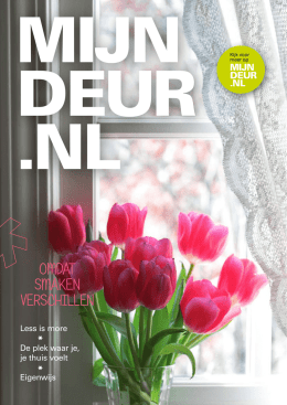 Brochure mijndeur.nl