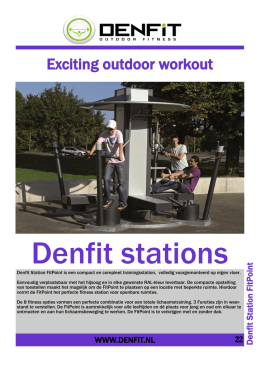 5 Stations FitPoint NL - Denfit Outdoor Fitness