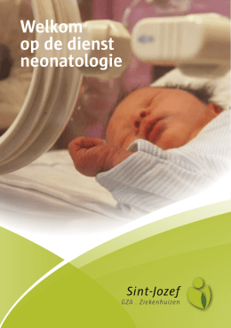 Neonatologie - onthaalbrochure campus Sint