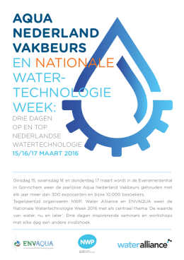aqua nederland vakbeurs en nationale water