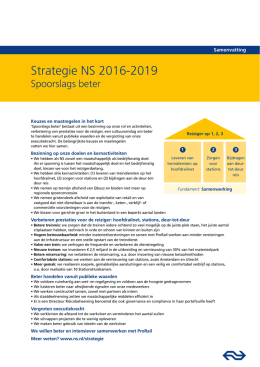 Strategie NS 2016-2019