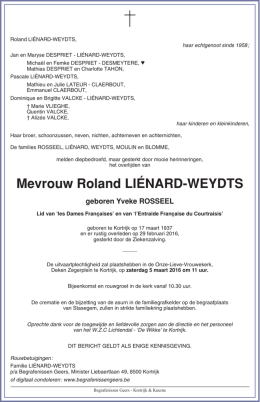 Mevr. Yveke Lienard-Weydts