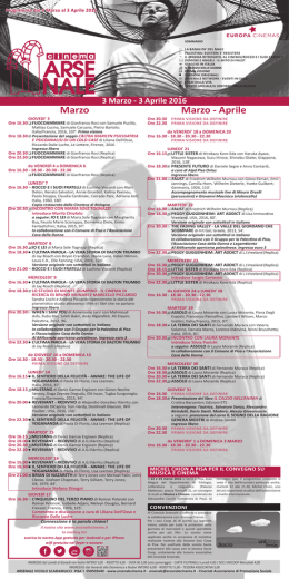programma in PDF - Arsenale Cinema