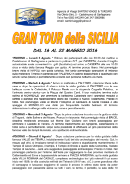 gran tour della sicilia dal 16 al 22 maggio 2016