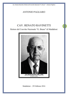 Per non dimenticare... Il Convitto ricorda il Rettore Renato Ravinetti
