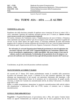 Telecom Italia: ComunicatoFISTEL-Slc-Uilcom