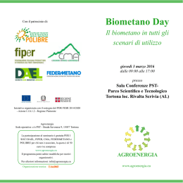 Biometano Day - Agroenergia