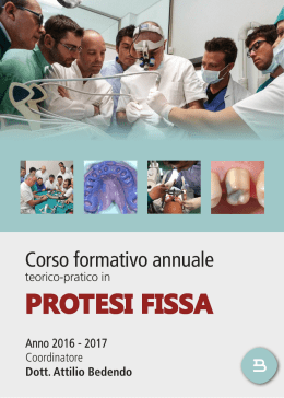 Scarica il programma del corso di Protesi Fissa, in formato PDF