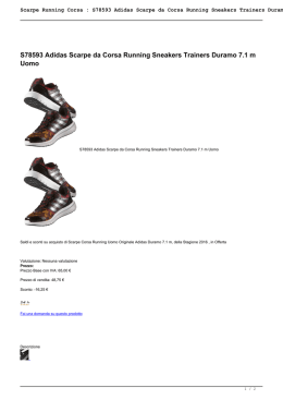 Scarpe Running Corsa : S78593 Adidas Scarpe da