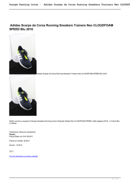 Scarpe Running Corsa : Adidas Scarpe da Corsa
