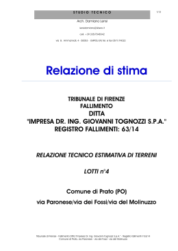 Clicca qui per vedere la perizia di stima dei terreni