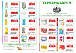 volantino - Farmacia Muzio