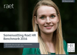 Samenvatting Raet HR Benchmark 2016