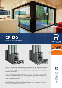 CP 130 - Reynaers Aluminium