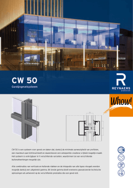 CW 50_NL - Reynaers Aluminium