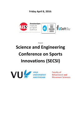 Science and Engineering Conference on Sports Innovations